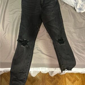 PacSun Black Distressed Skinny Jeans